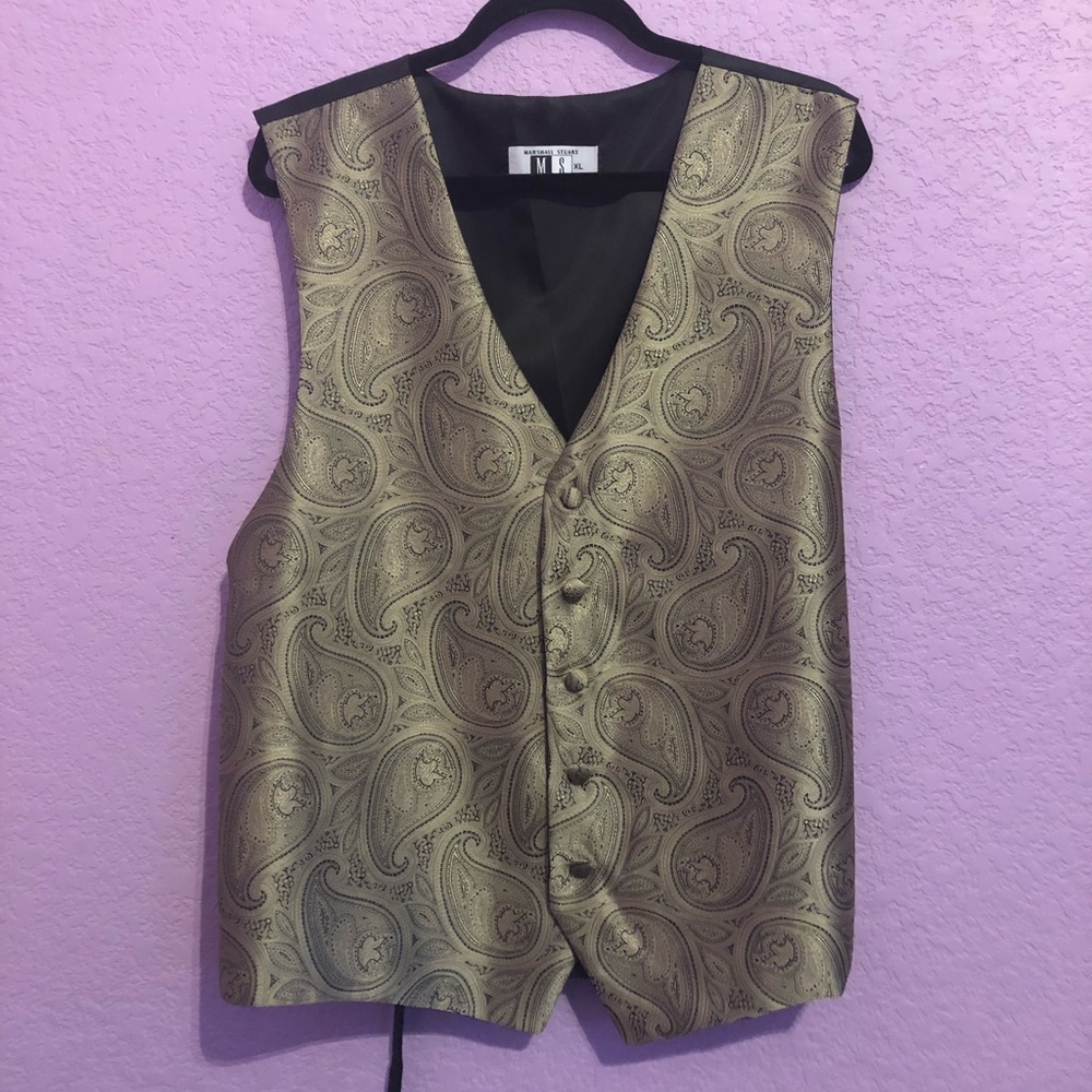 Gold and Black Men’s Vest